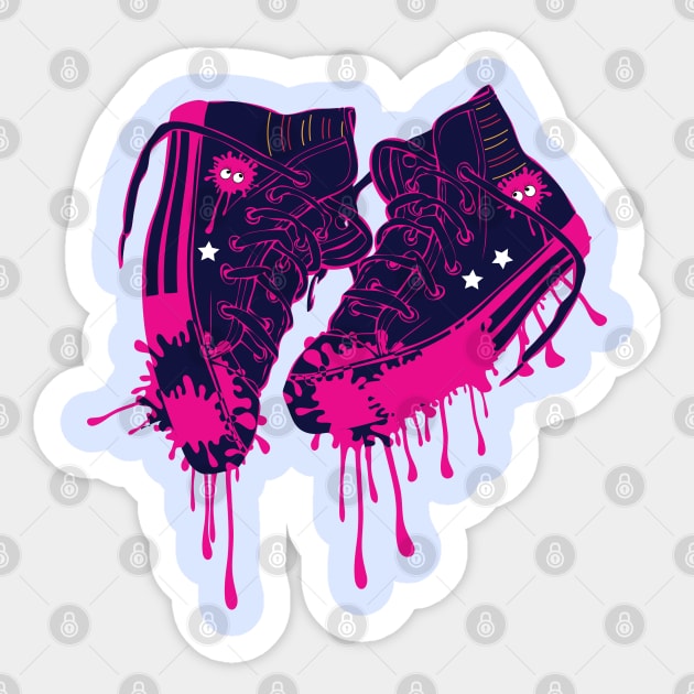 Love my sneakers Sticker by CindyS